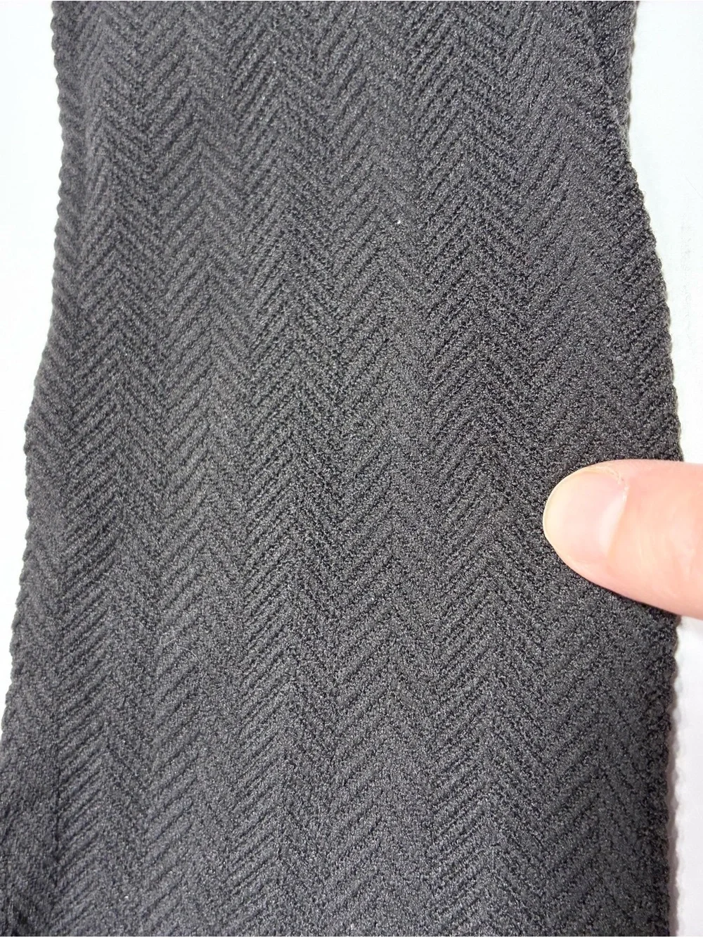4 Pair Gray Tights Lot: Open Knit, Patterned, Control Top Size M/L